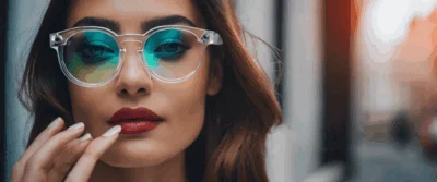 Lunettes blanches transparentes : la nouvelle tendance lumineuse qui fait sensation